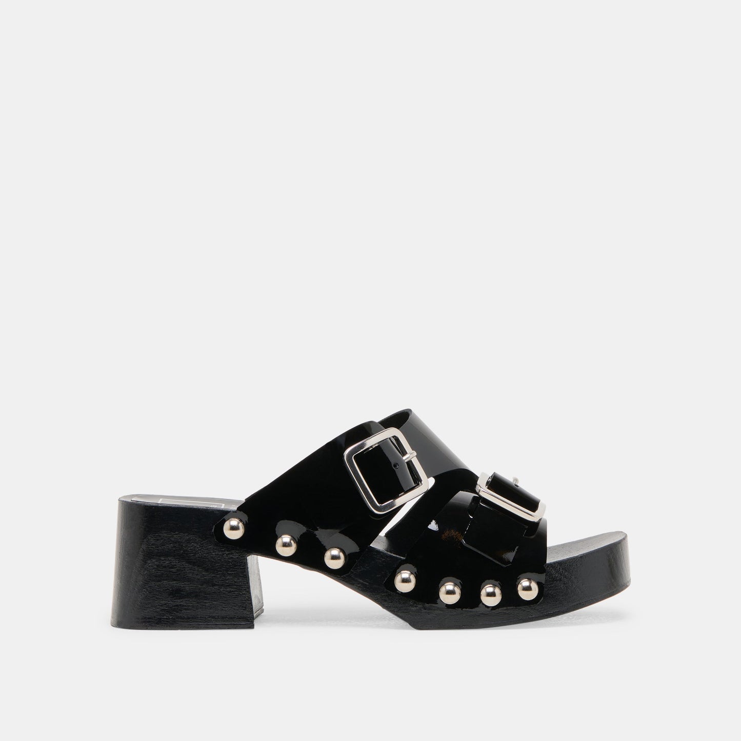 Dolce Vita Melody Black Leather Heels