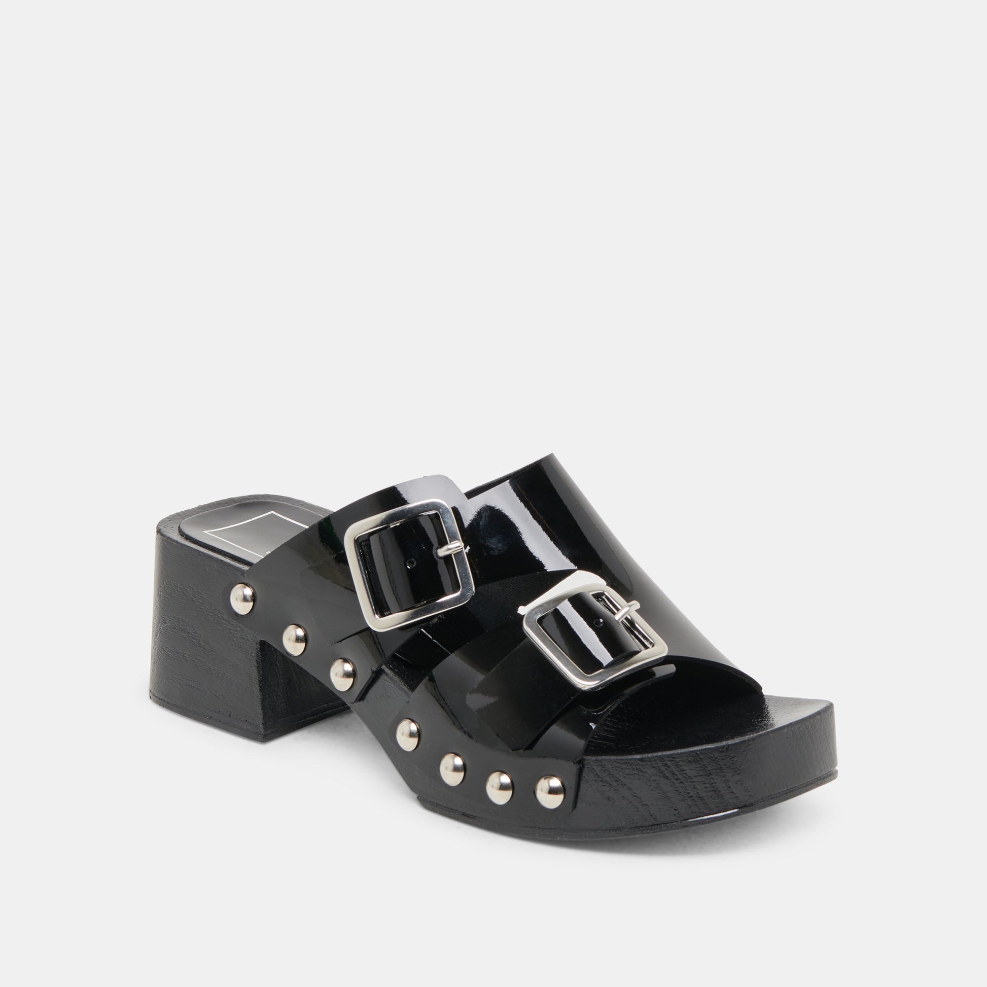 Dolce Vita Melody Black Leather Heels