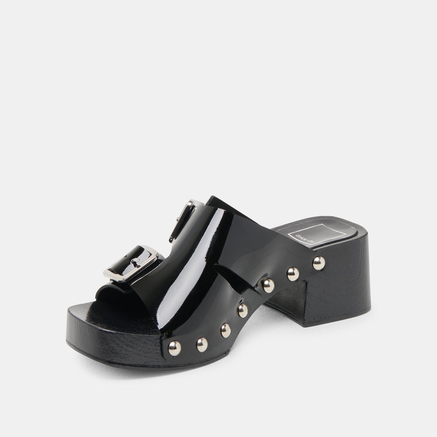 Dolce Vita Melody Black Leather Heels