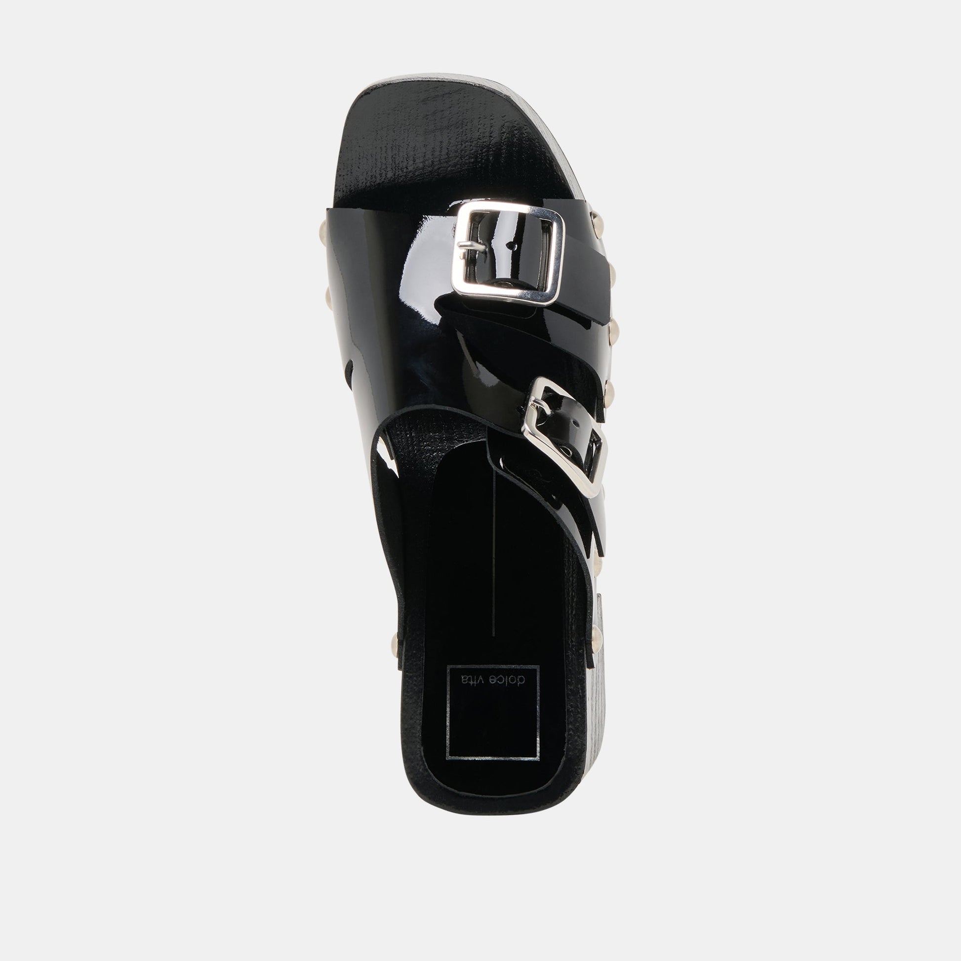 Dolce Vita Melody Black Leather Heels
