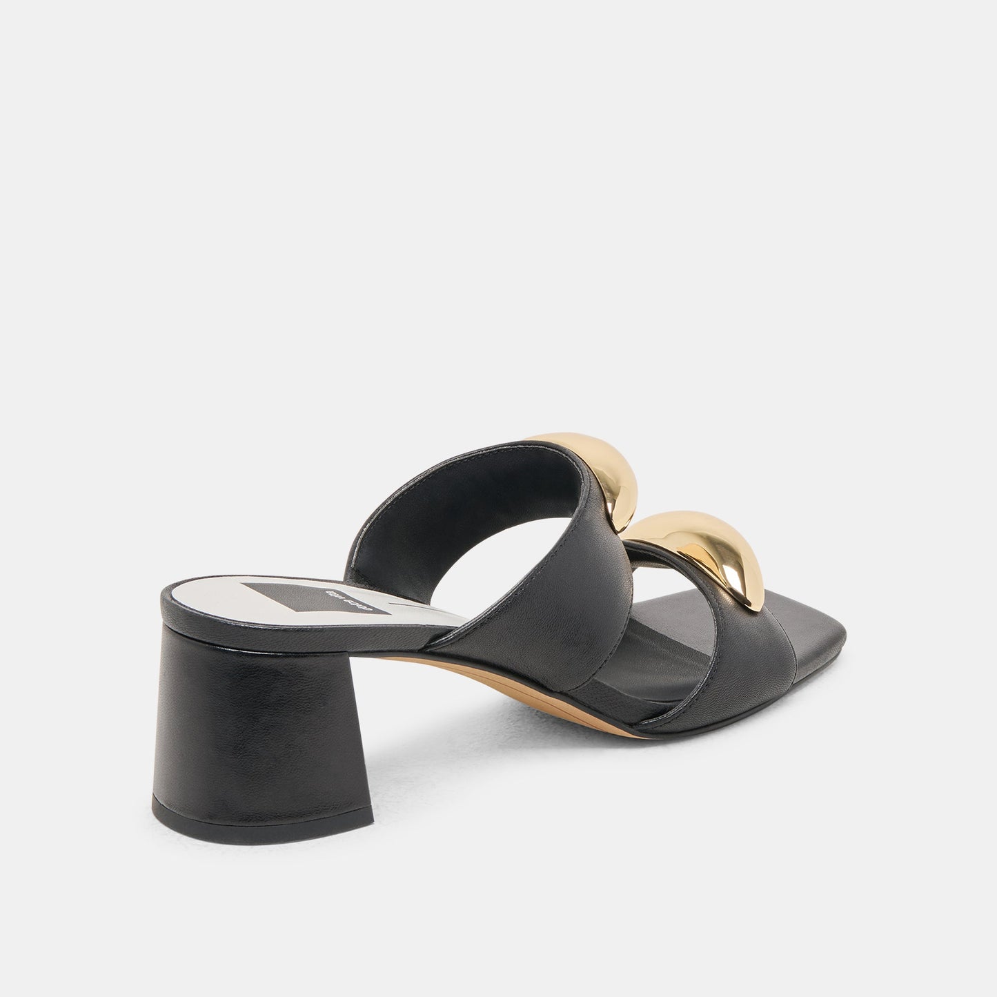 Dolce Vita Barnet Black Leather Heels