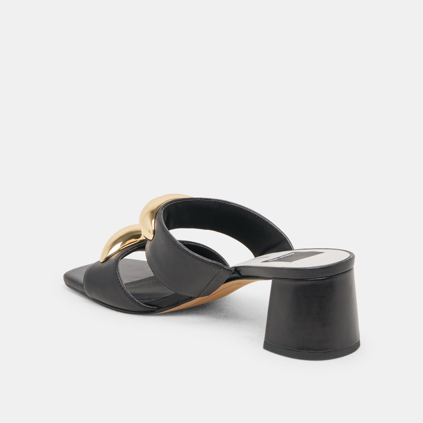Dolce Vita Barnet Black Leather Heels