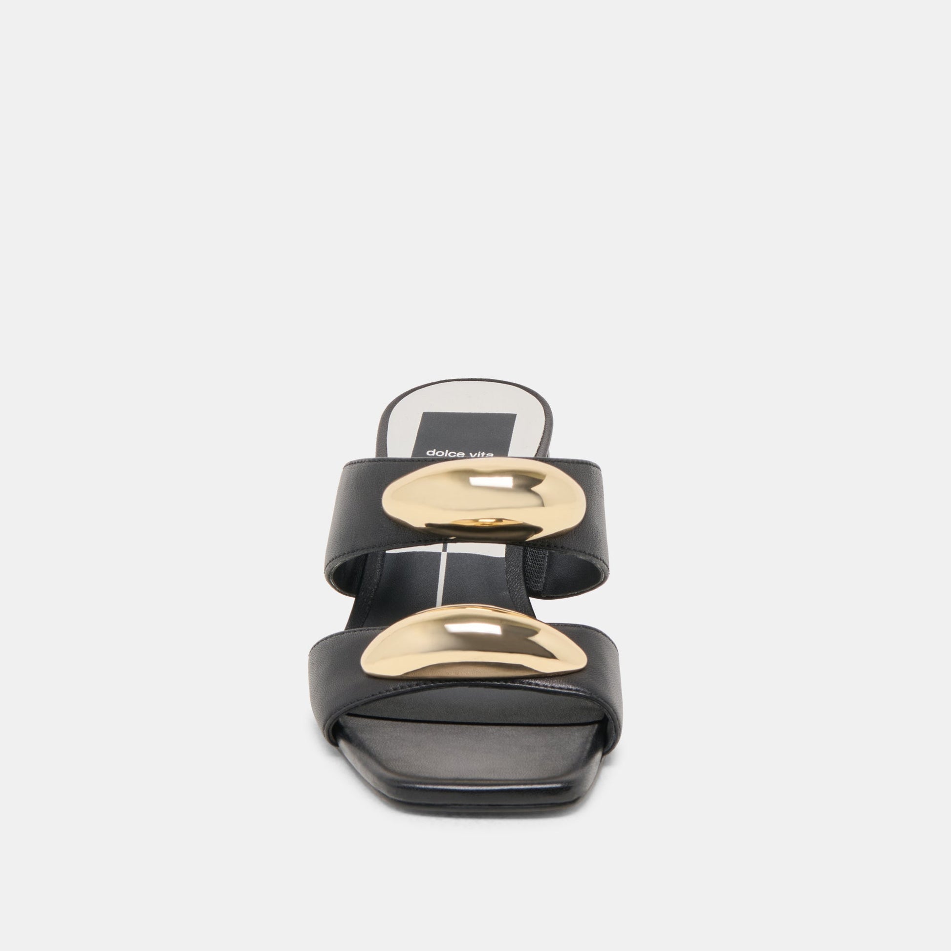 Dolce Vita Barnet Black Leather Heels