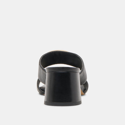 Dolce Vita Barnet Black Leather Heels