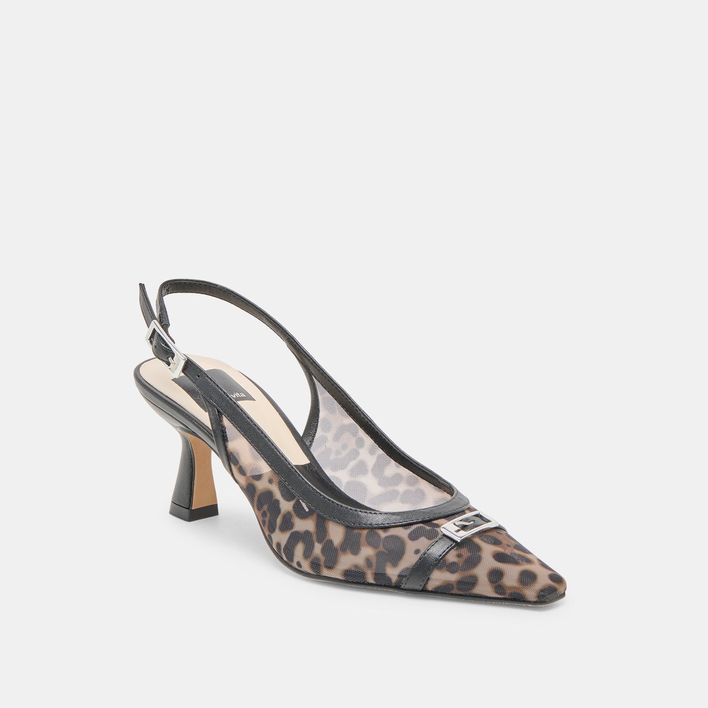 Dolce Vita Lorine Leopard Mesh Heels