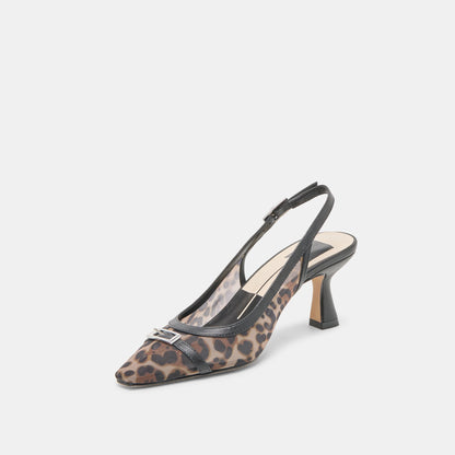 Dolce Vita Lorine Leopard Mesh Heels
