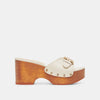 OFF WHITE LEATHER