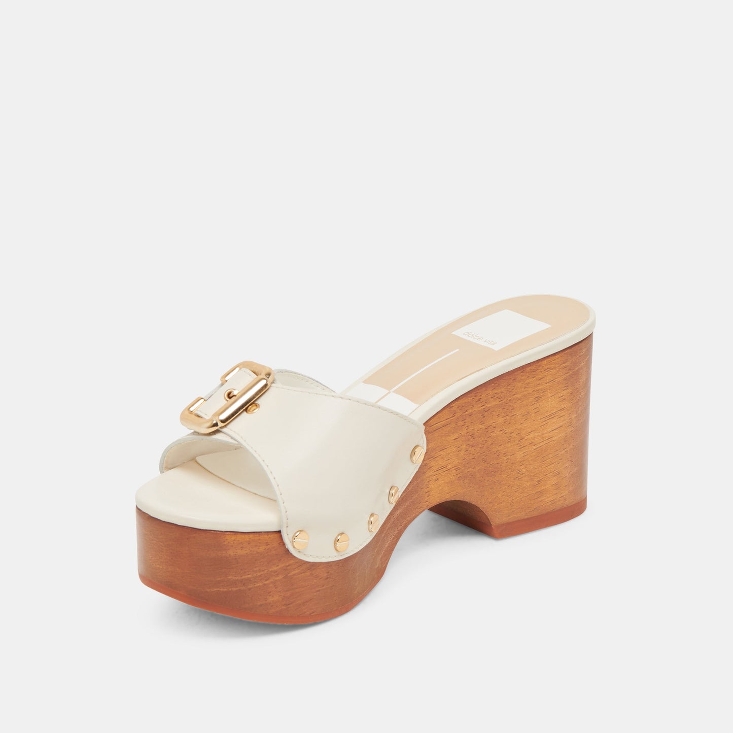 Dolce Vita YALAH HEELS OFF WHITE LEATHER