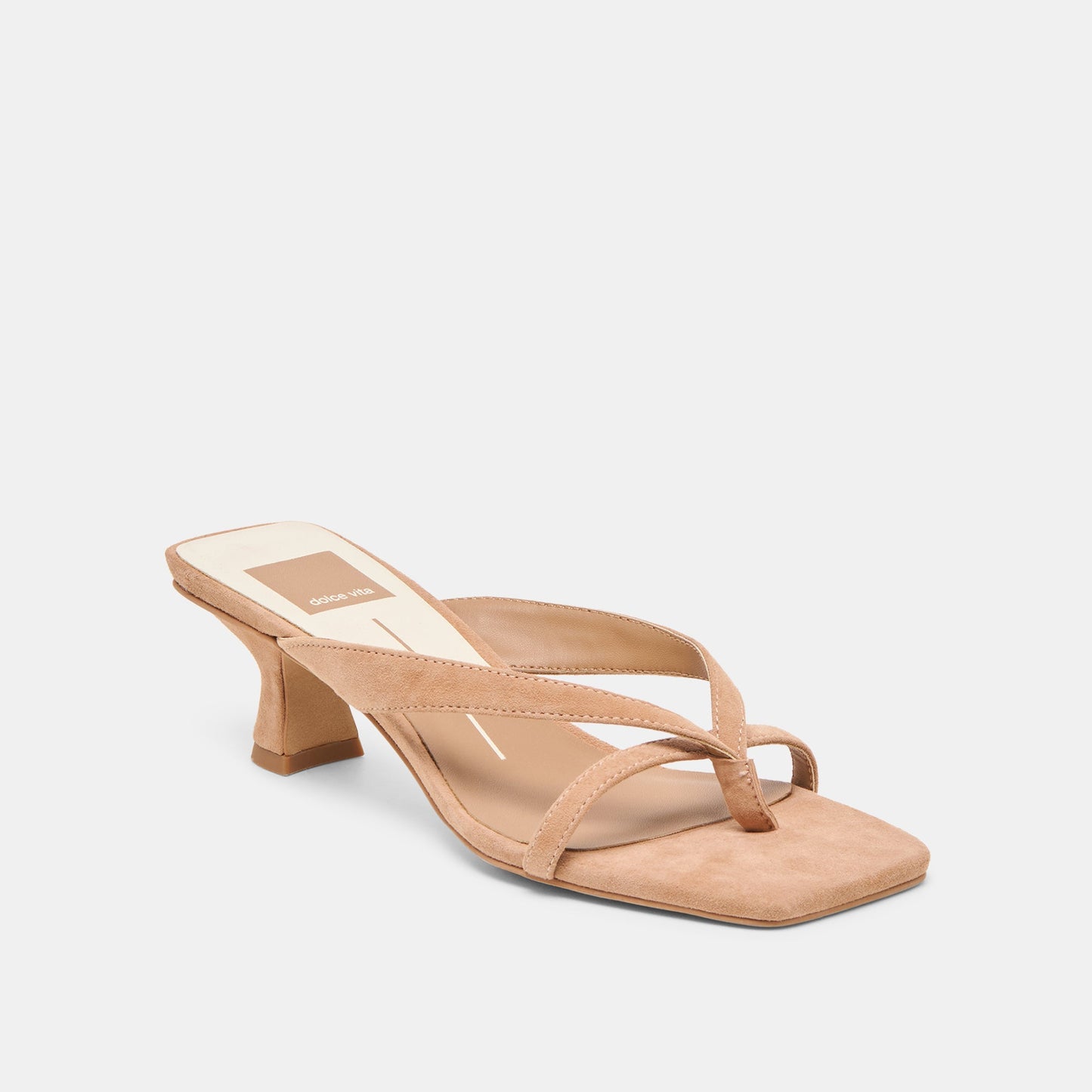 Dolce Vita Brevel Toffee Suede Heels