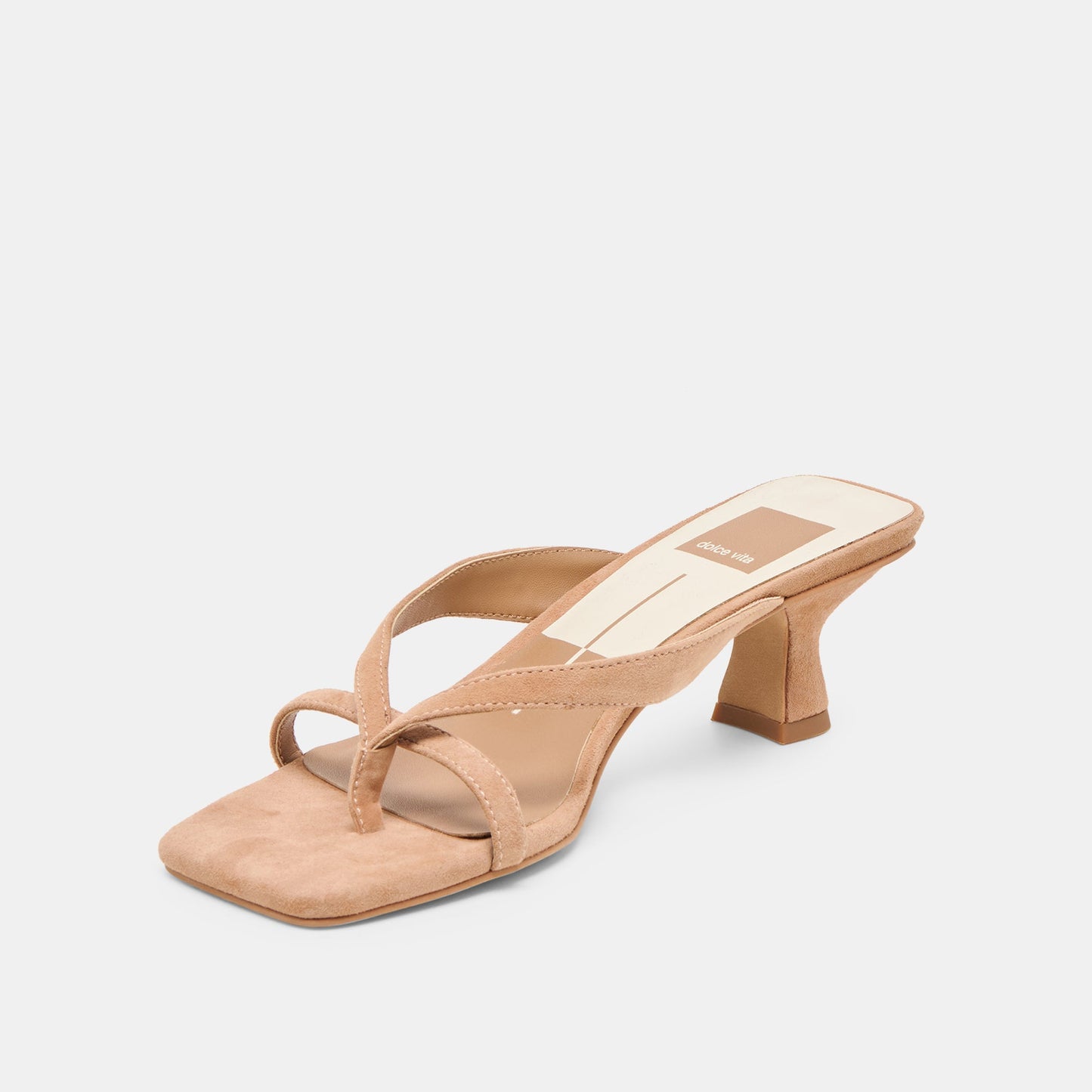 Dolce Vita Brevel Toffee Suede Heels