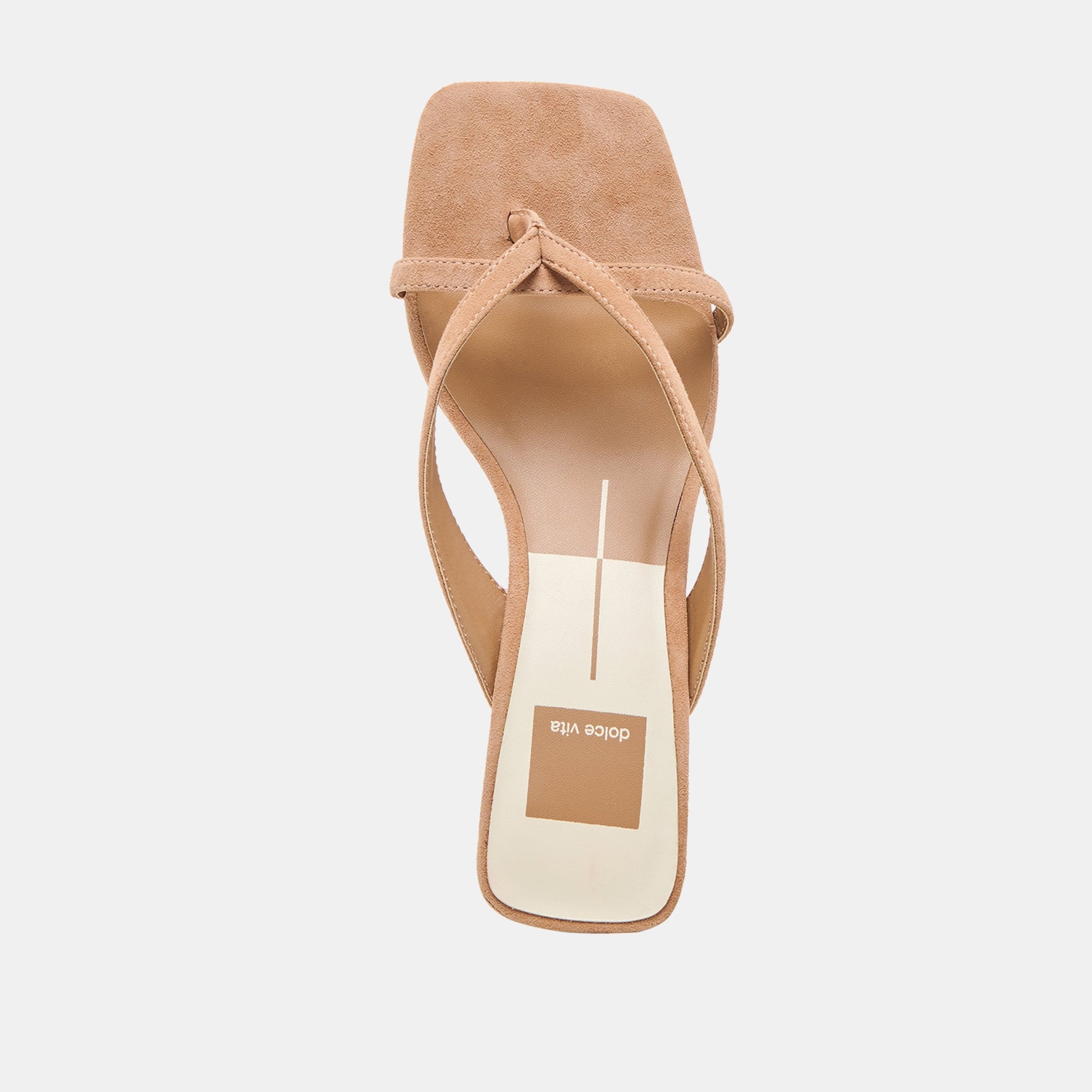 Dolce Vita Brevel Toffee Suede Heels
