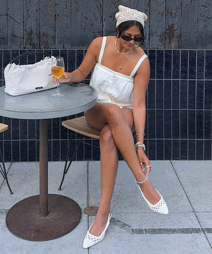 Dolce Vita OLYMPA HEELS WHITE STELLA