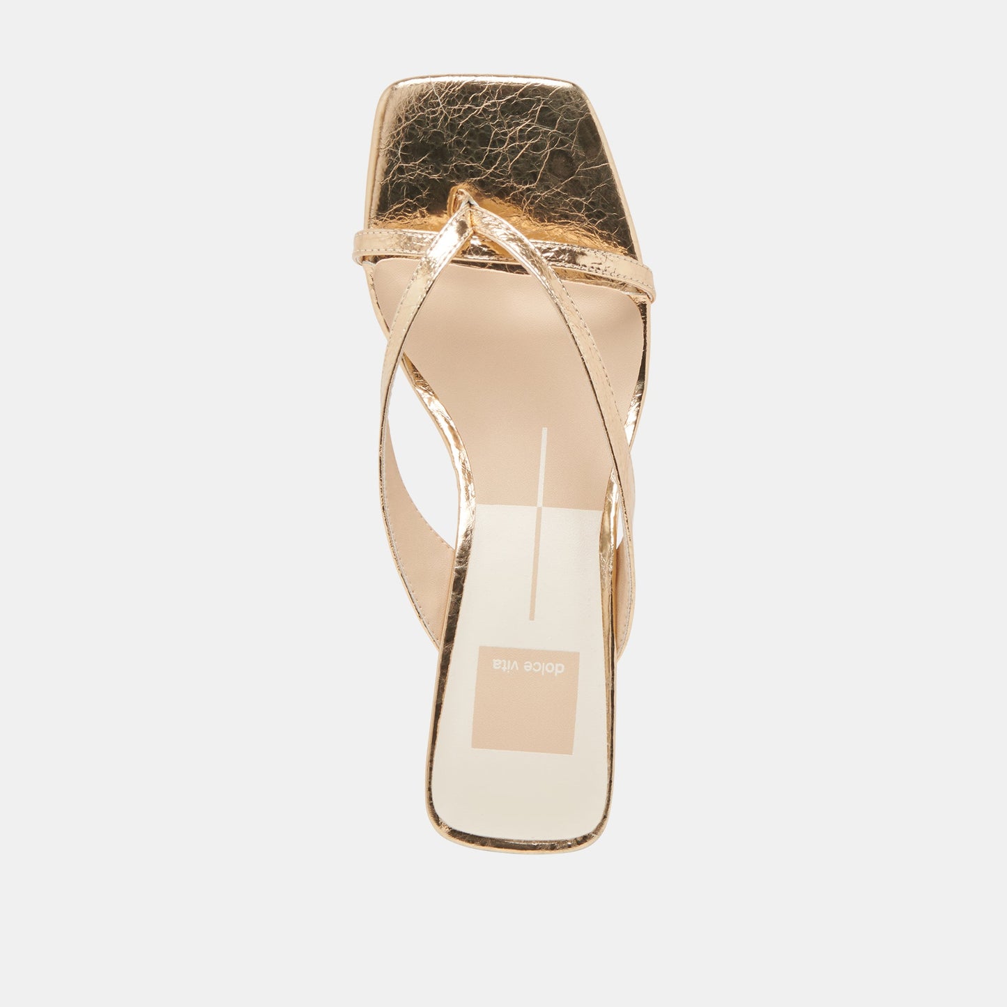 Dolce Vita BREVEL HEELS GOLD DISTRESSED LEATHER