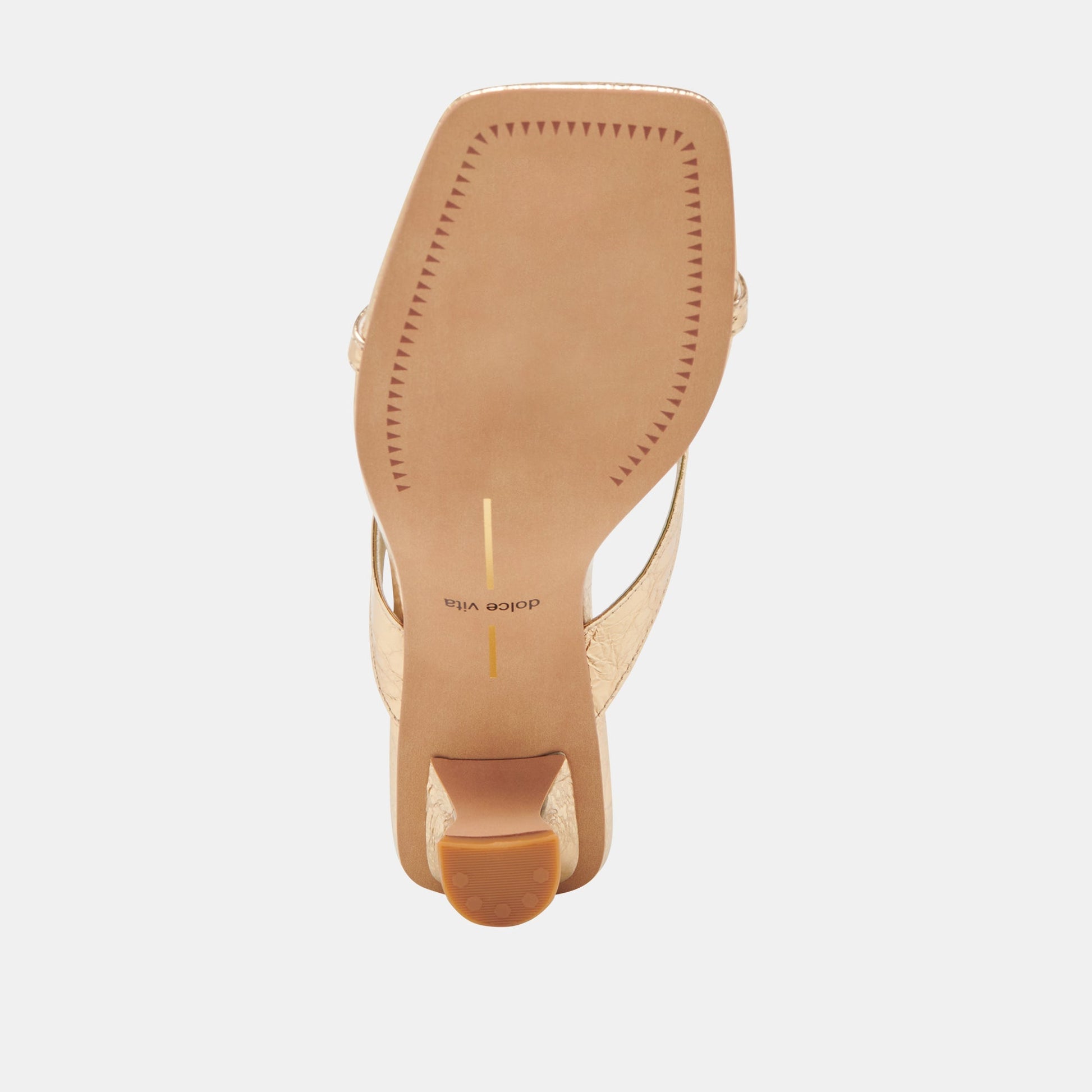 Dolce Vita BREVEL HEELS GOLD DISTRESSED LEATHER