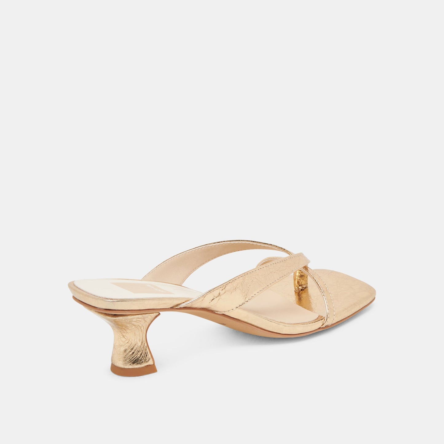 Dolce Vita BREVEL HEELS GOLD DISTRESSED LEATHER