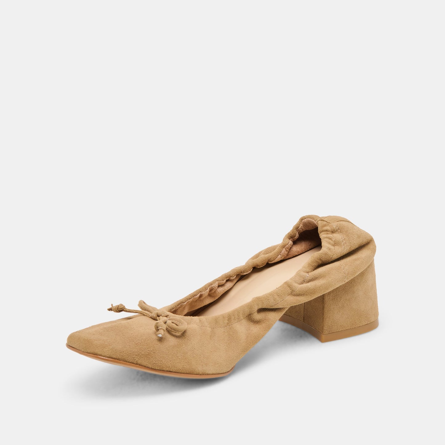 Dolce Vita Karmin Dk Taupe Suede Heels