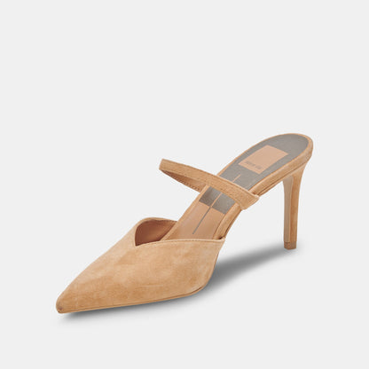 Dolce Vita KANIKA WIDE HEELS TAN SUEDE