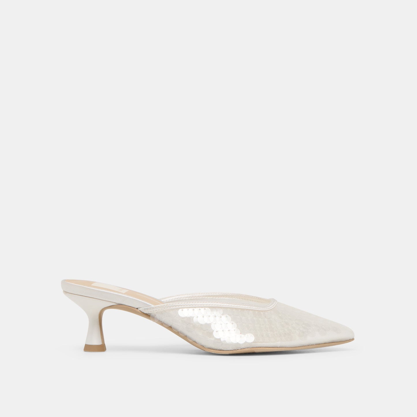 Dolce Vita Cleo Ivory Sequin Heels