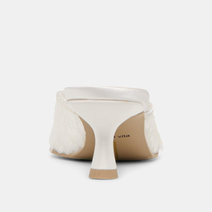 Dolce Vita Cleo Ivory Sequin Heels