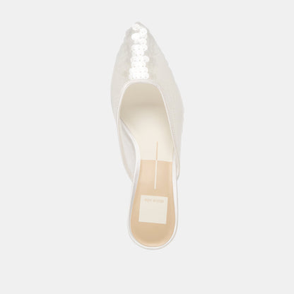 Dolce Vita Cleo Ivory Sequin Heels