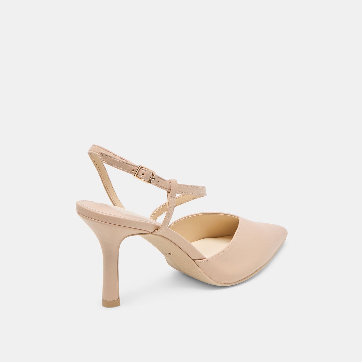 Dolce Vita Kamra Beige Leather Heels