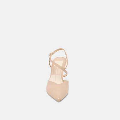 Dolce Vita Kamra Beige Leather Heels