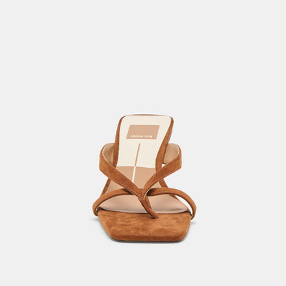 Dolce Vita Brevel Dk Brown Suede Heels