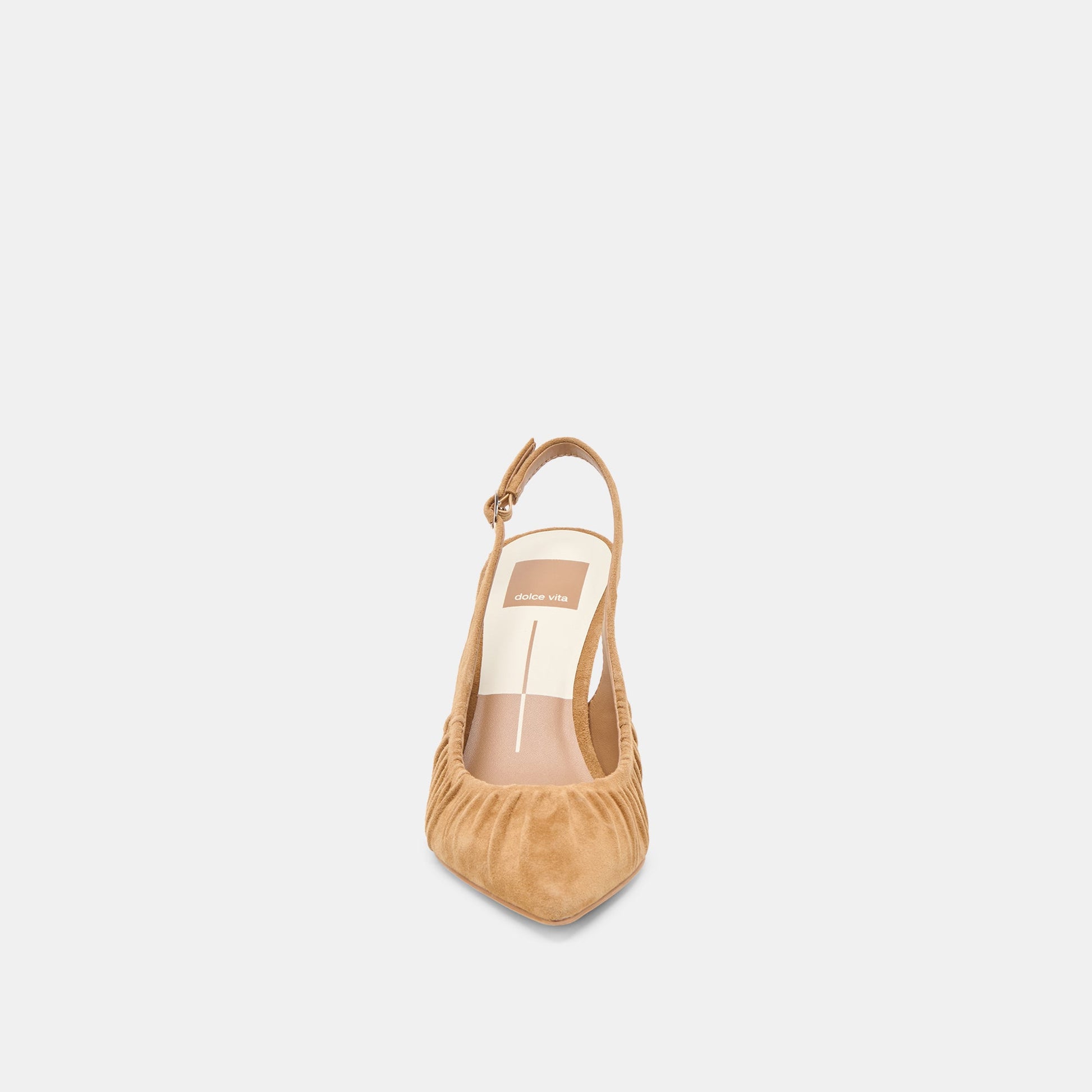 Dolce Vita Keira Lt Brown Suede Heels