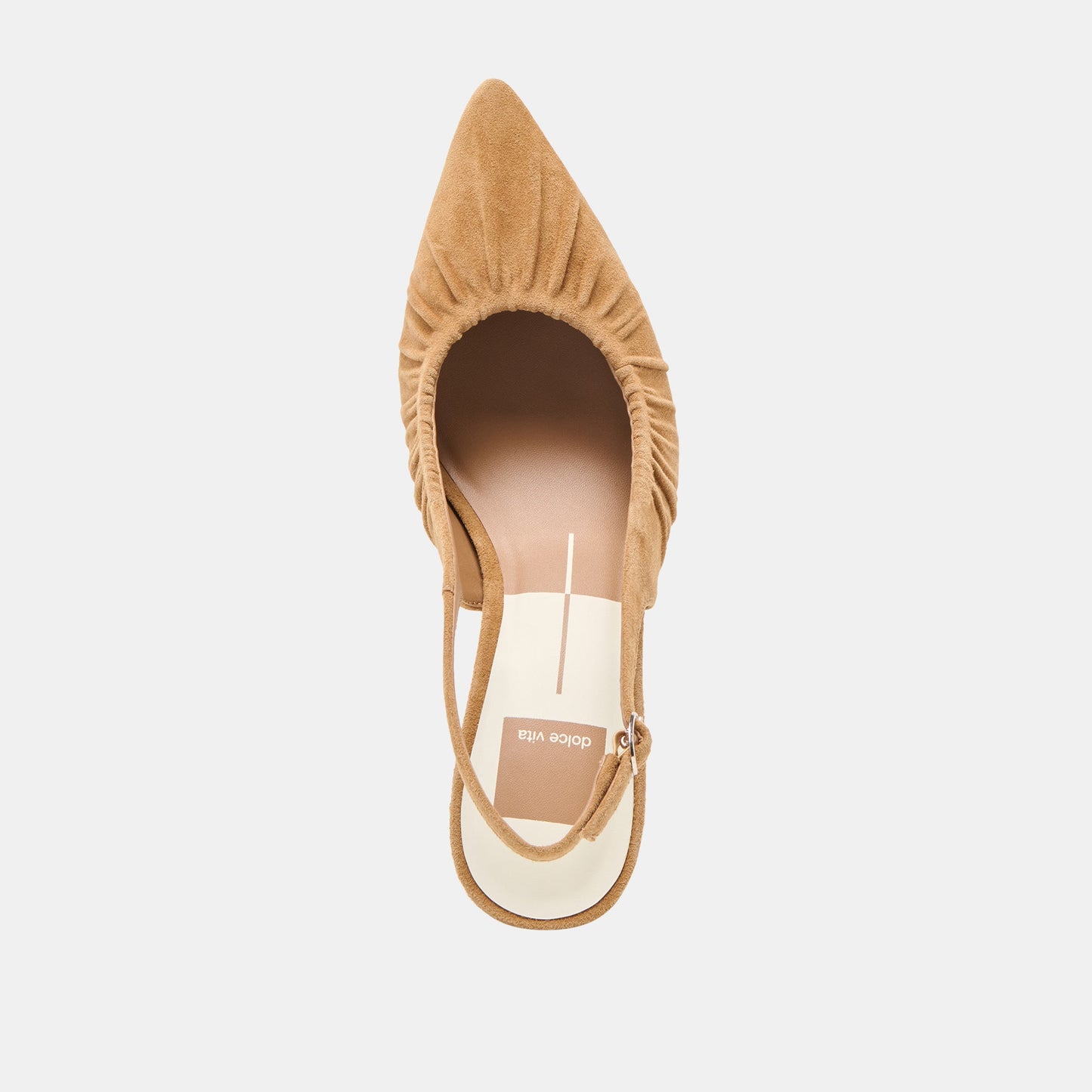 Dolce Vita Keira Lt Brown Suede Heels