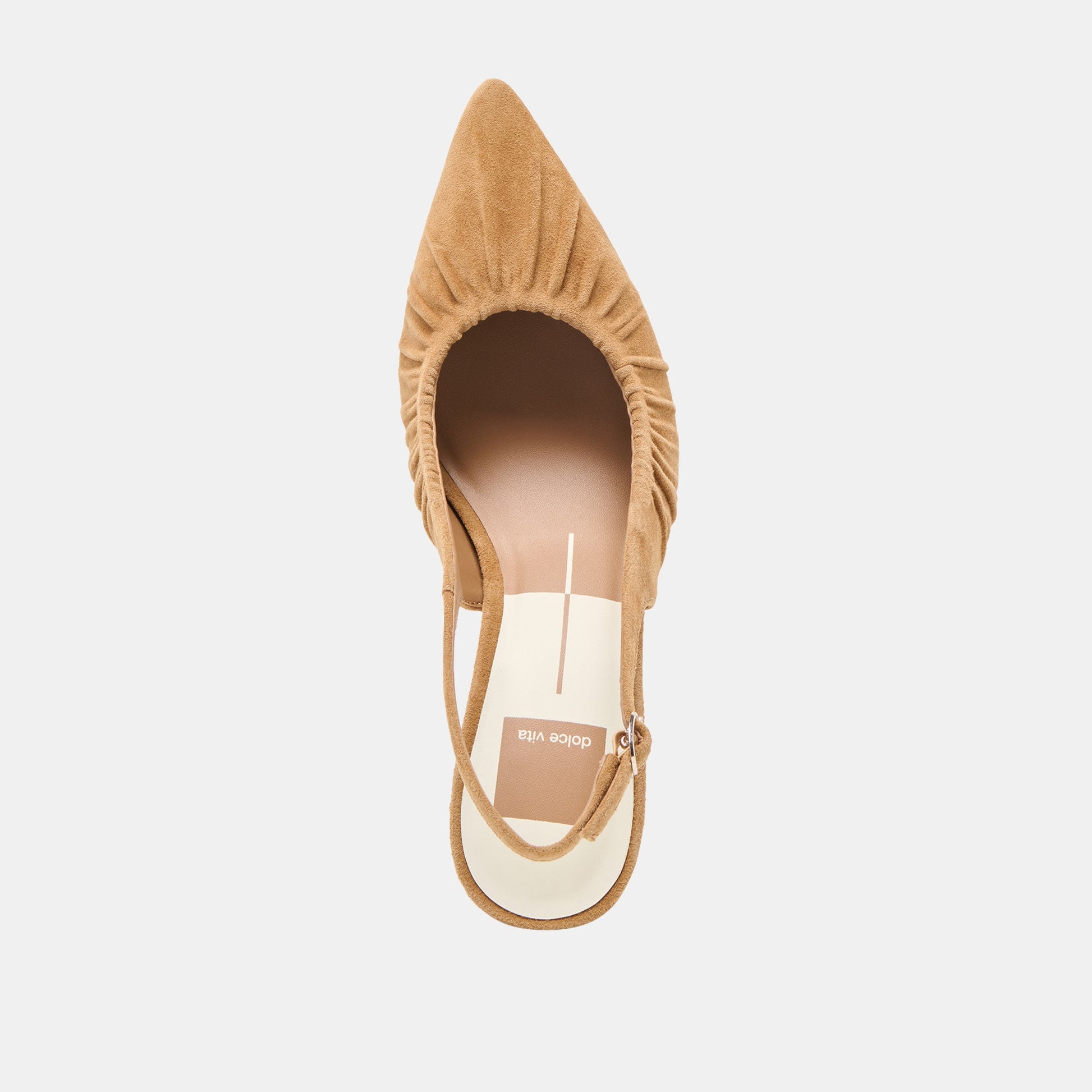 Dolce Vita Keira Lt Brown Suede Heels