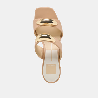 Dolce Vita Barnet Light Tan Leather Heels
