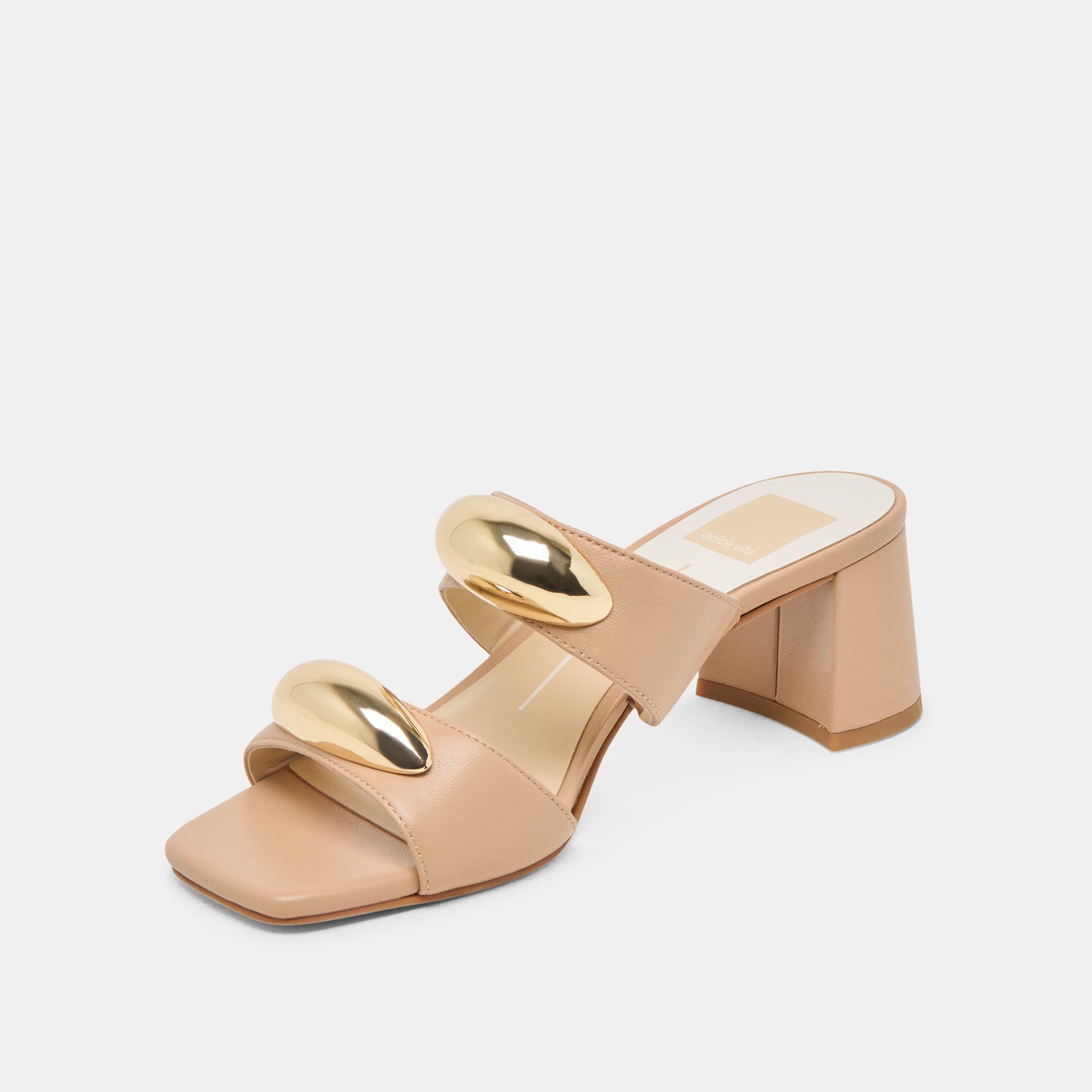 Dolce Vita Barnet Light Tan Leather Heels