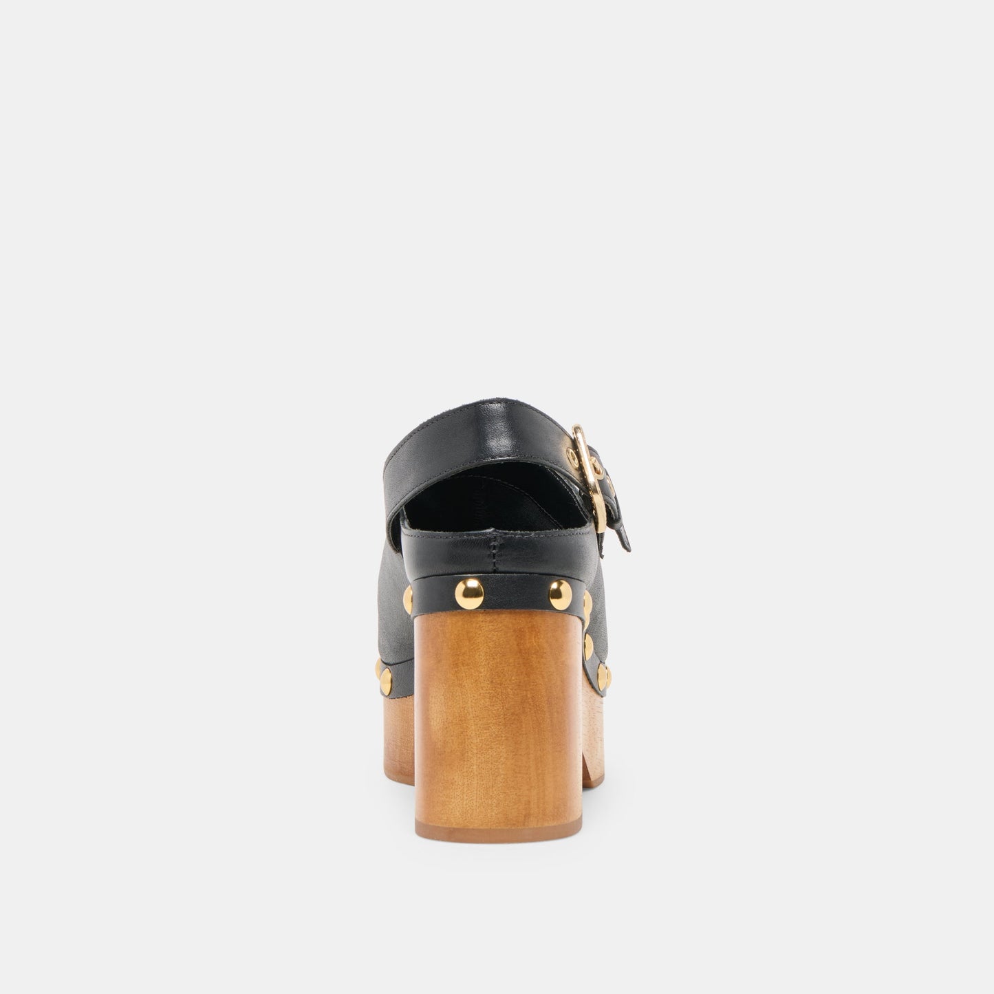 Dolce Vita Adelan Black Leather Clogs