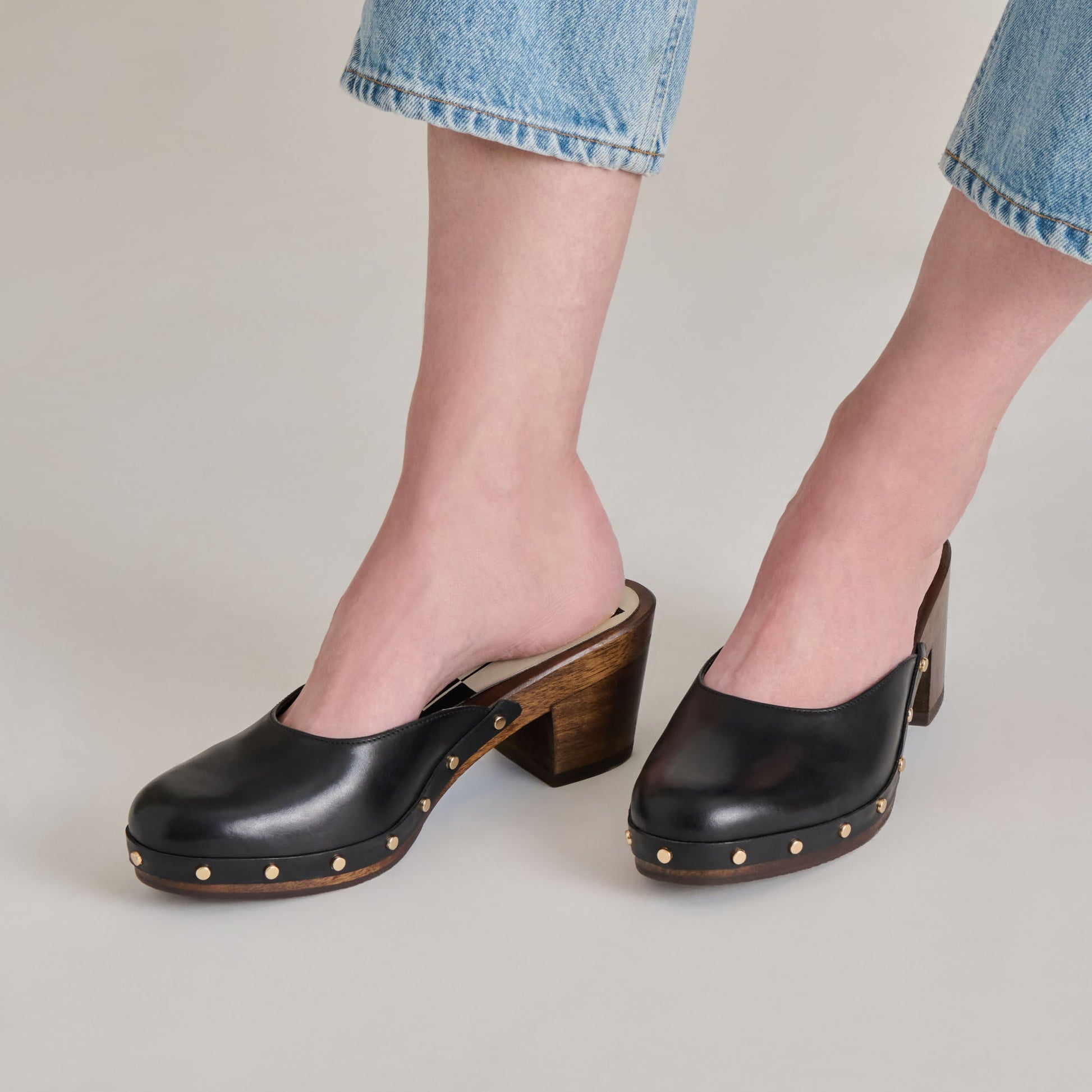 Dolce Vita CAMYN HEELS BLACK LEATHER