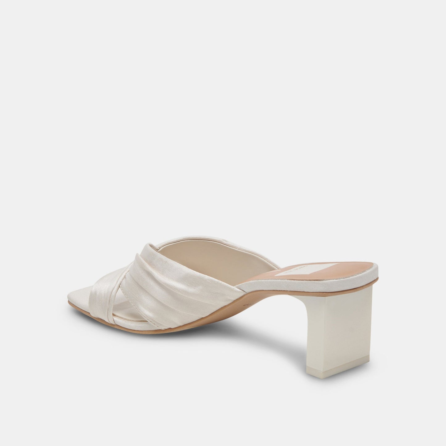Dolce Vita CARLAN HEELS OFF WHITE SILK