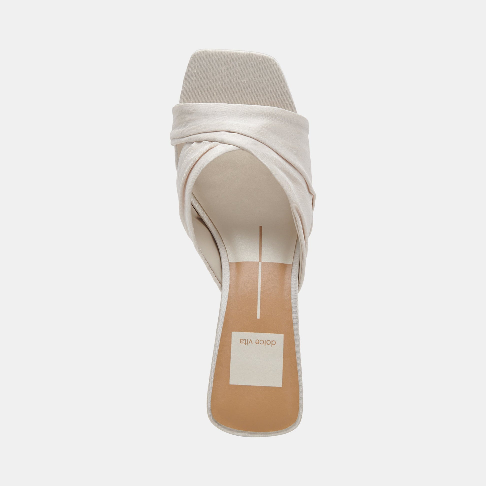 Dolce Vita CARLAN HEELS OFF WHITE SILK