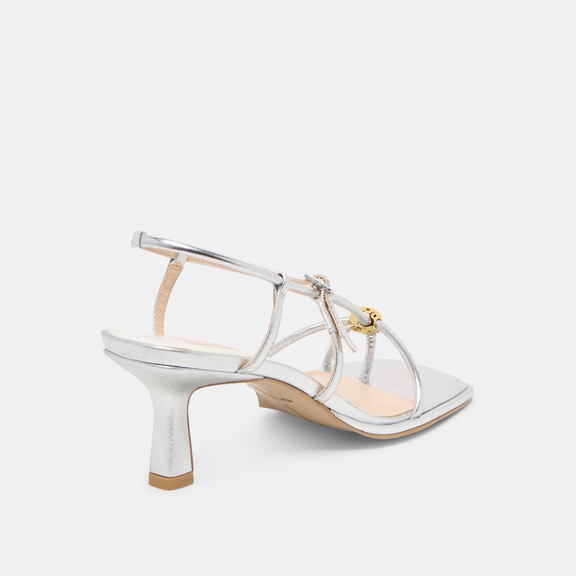 Dolce Vita Mylee Silver Distressed Leather Heels