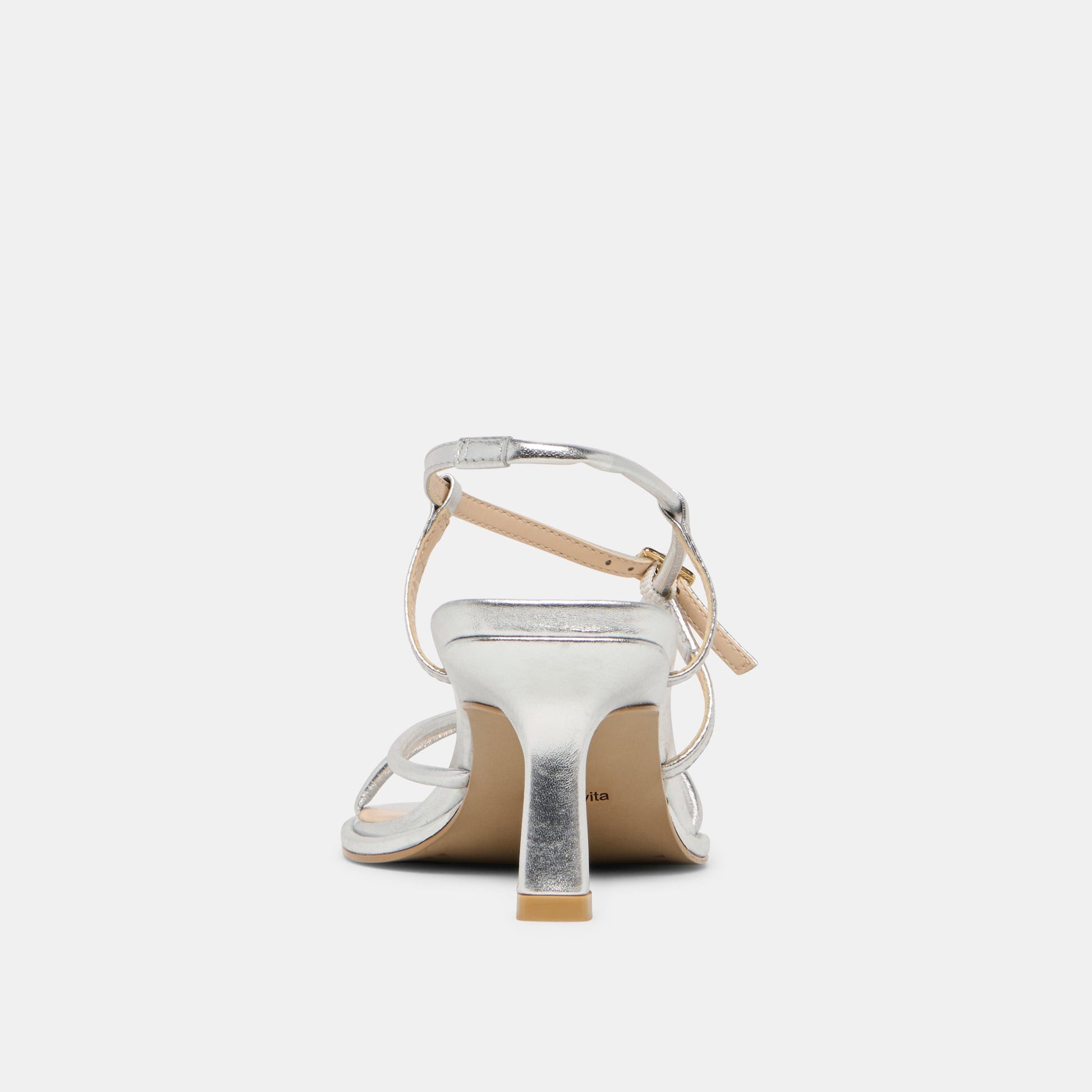 Dolce Vita Mylee Silver Distressed Leather Heels