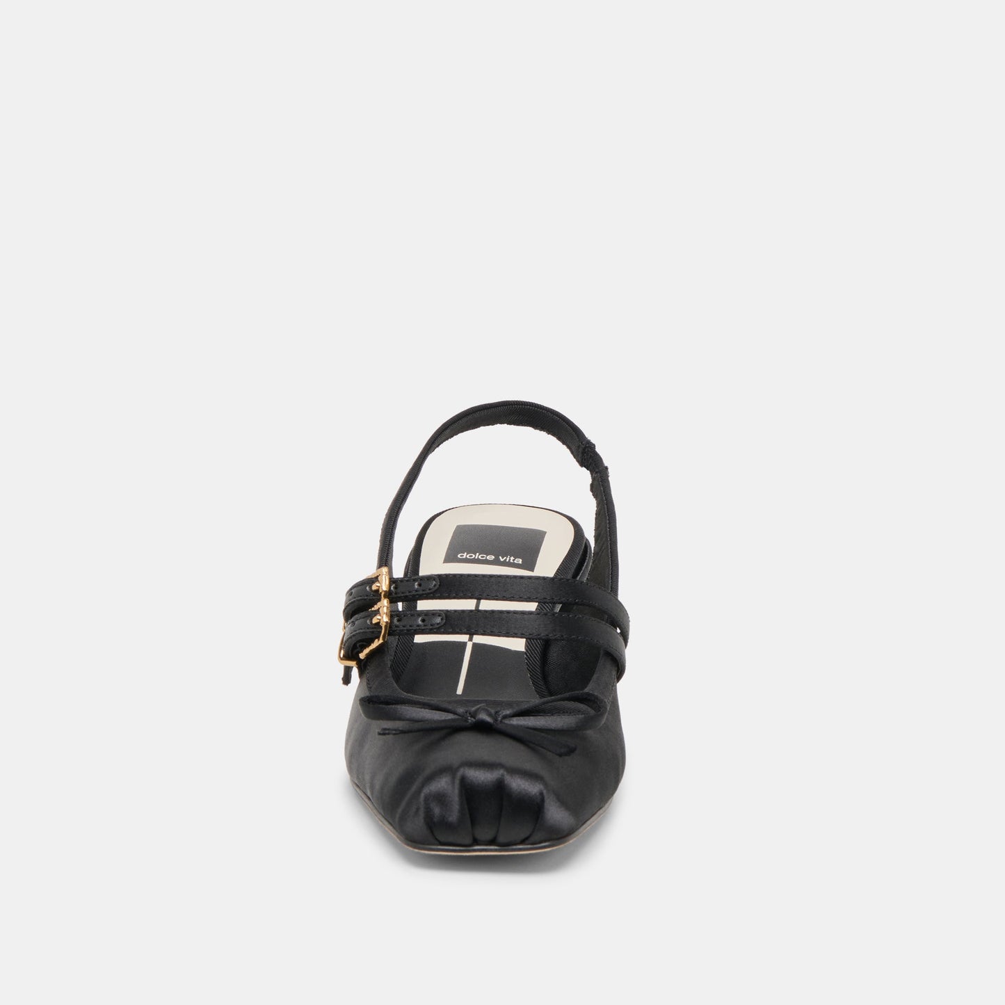 Dolce Vita Loris Onyx Satin Heels