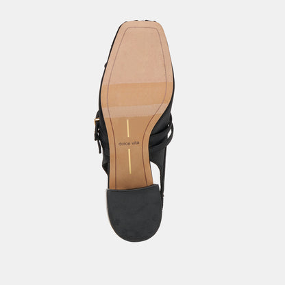 Dolce Vita Loris Onyx Satin Heels
