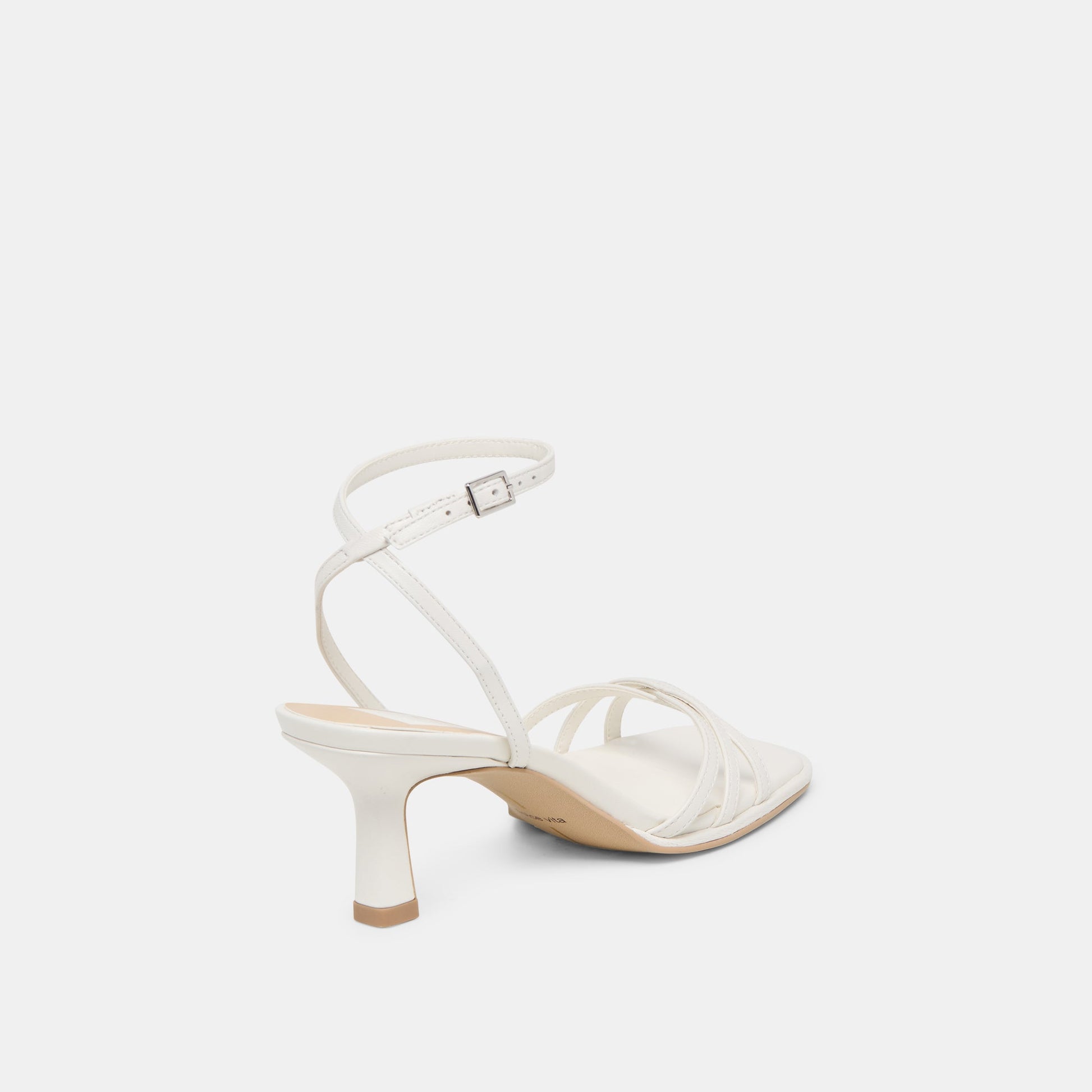 Dolce Vita Manji True White Leather Heels