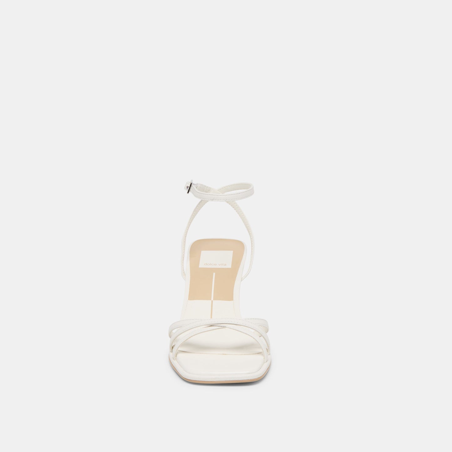 Dolce Vita Manji True White Leather Heels