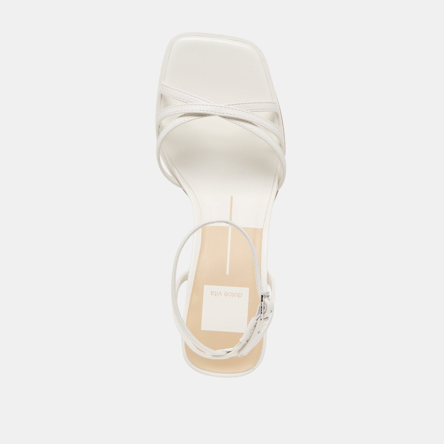 Dolce Vita Manji True White Leather Heels