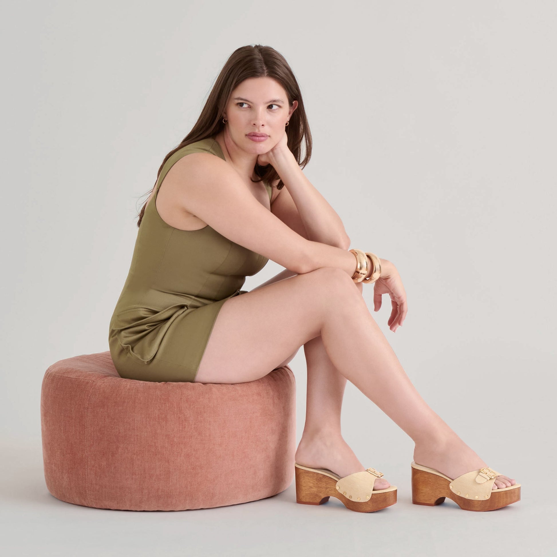 Dolce Vita YALAH HEELS LT NATURAL RAFFIA