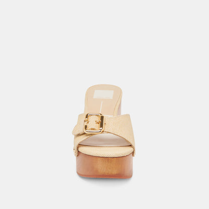 Dolce Vita YALAH HEELS LT NATURAL RAFFIA