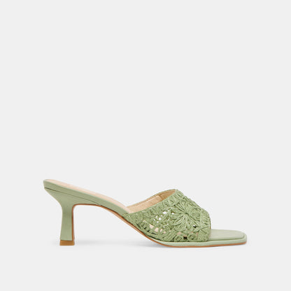 Dolce Vita MAYLAH HEELS SAGE MACRAME