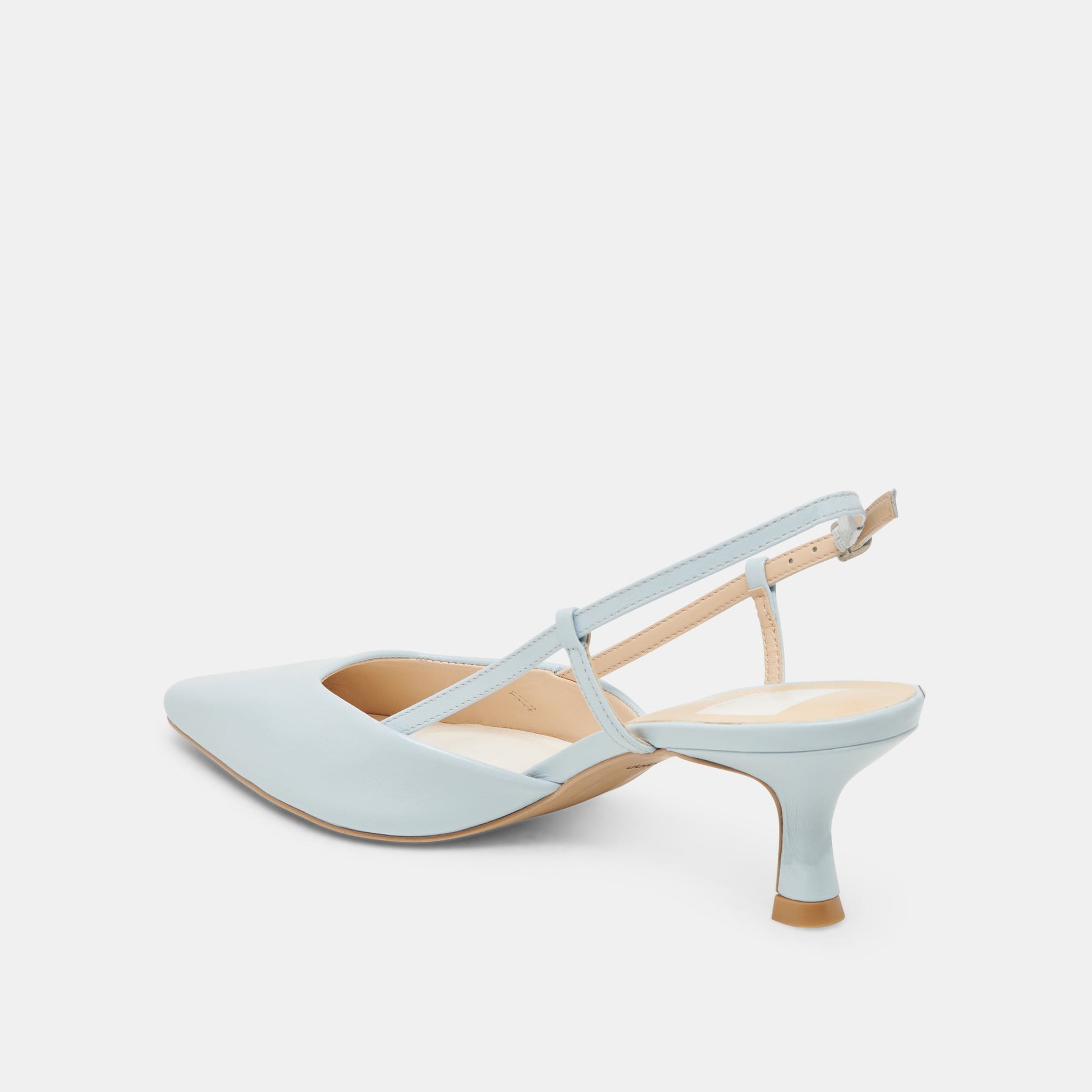 Dolce Vita Odela Ice Blue Leather Heels