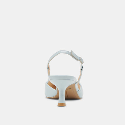 Dolce Vita Odela Ice Blue Leather Heels