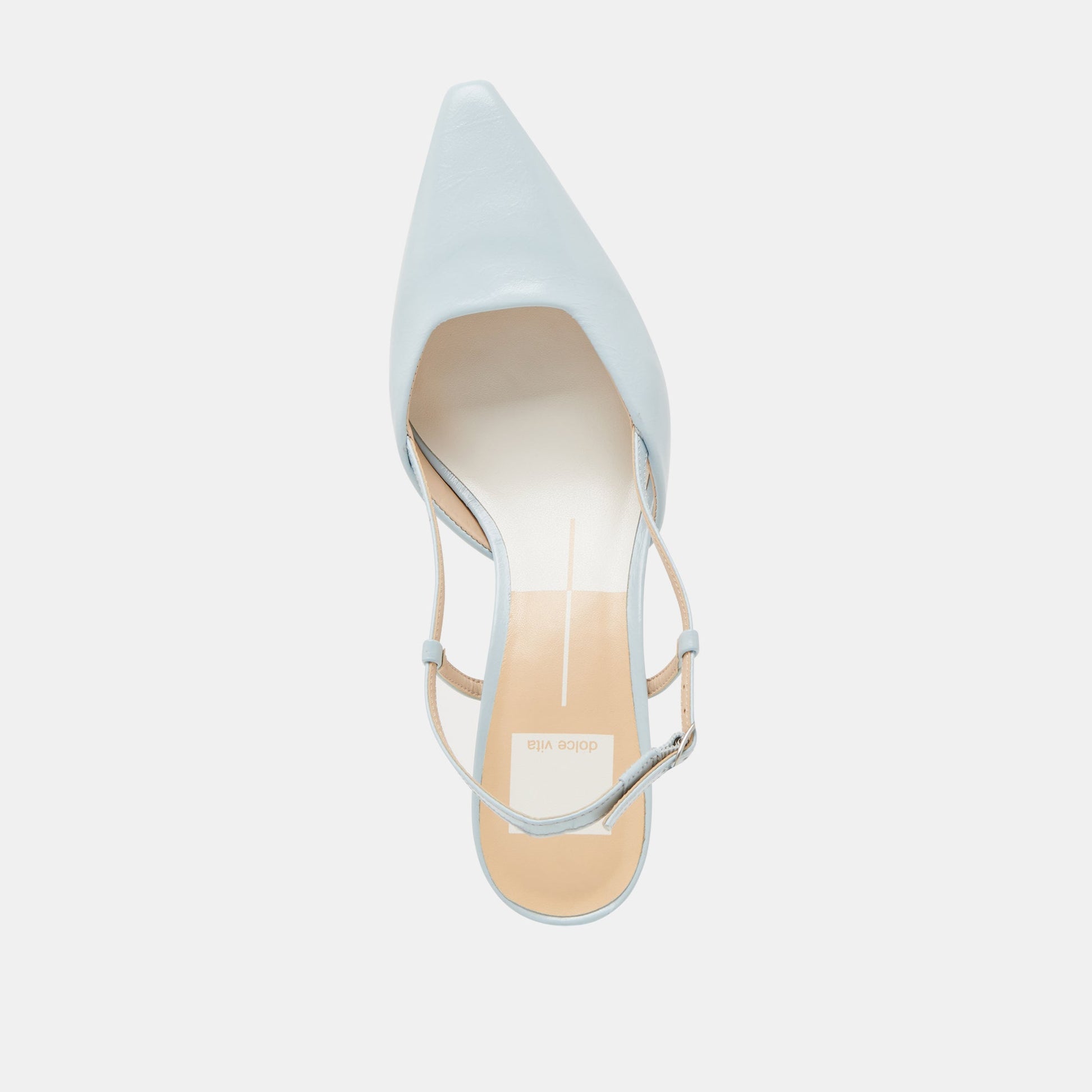 Dolce Vita Odela Ice Blue Leather Heels