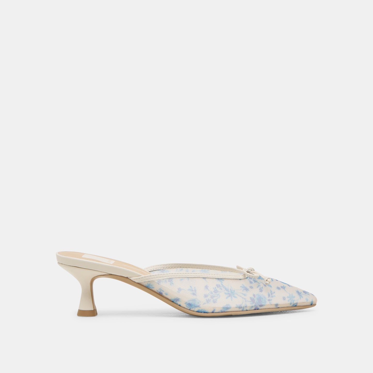 Dolce Vita Cleo Blue Floral Mesh Heels